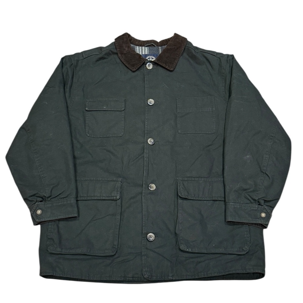 Dockers Dark Olive Chore Barn Field Coat Jacket Men’s Sz XL